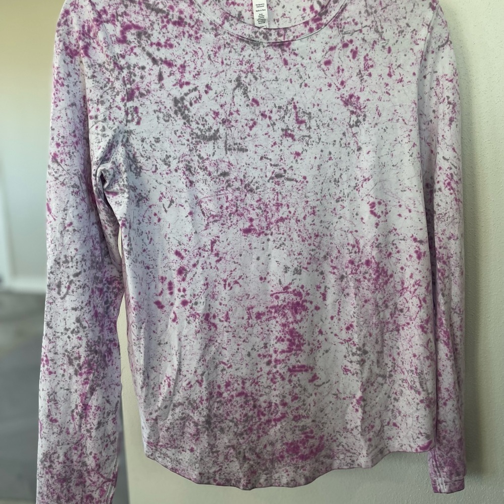 Women's Long Sleeve Tie-Dye Top
